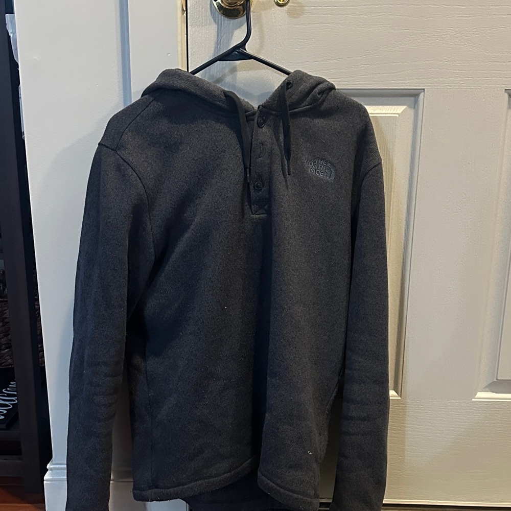 The North Face Charcoal/Blue Knit Sweater